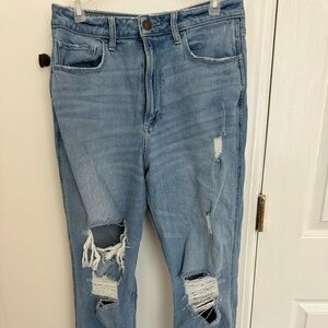 hollister mom jeans
